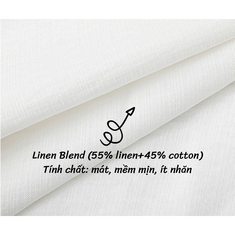 (MỞ BÁN) QUẦN DÀI SUÔNG ỐNG RỘNG NHẸ CHẤT LIỆU LINEN BLEND ĐEN STUDIO | BigBuy360 - bigbuy360.vn