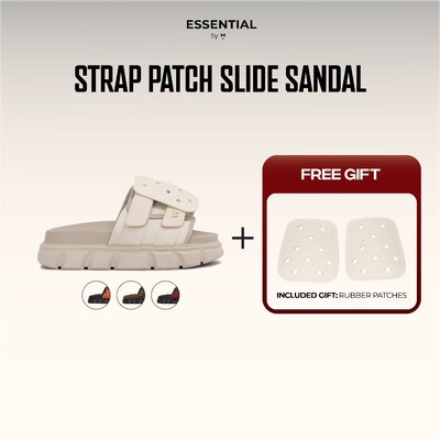 THEWOLF GLOBAL ESSENTIAL STRAP PATCH SLIDE SANDALS Unisex Height Increasing Platform Slides  (2026 Collection)