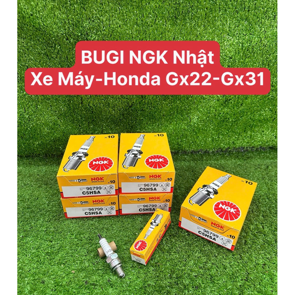 BUGI NGK Nhật C5HSA Dùng Cho Xe Máy & Máy HD Gx22-Gx31