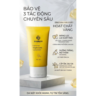 🌟GIÁ SỈ🌟COMBO 3 CHAI KEM CHỐNG NẮNG BAMBOO INTENSIVE TRIPLE CARE SUNSCREEN