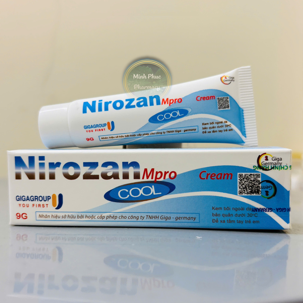 (Hàng Giga Đức) Nirozan Cream COOL bôi nấm ngứa viêm da