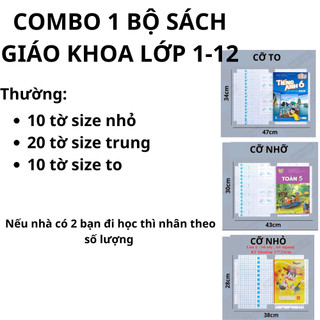 Bọc sách vở Decal cho học sinh các cấp