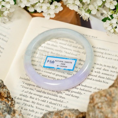 Vòng Cẩm Thạch Type A Tím Tử La Lan Ni 57 Kèm Kiểm Định Mã 343939 Có Sớ Cần Bao Dung - Ngọc Trai Trường Thịnh