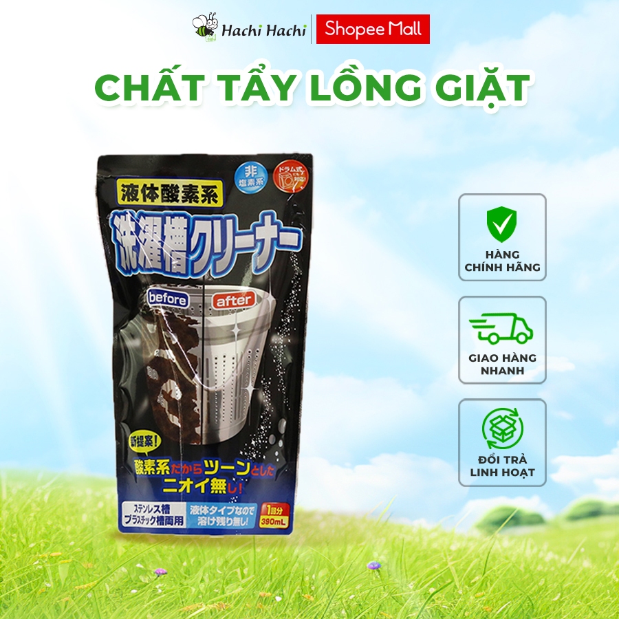 Chất tẩy rửa lồng máy giặt Rocket Soap 390ml - Hachi Hachi Japan Shop