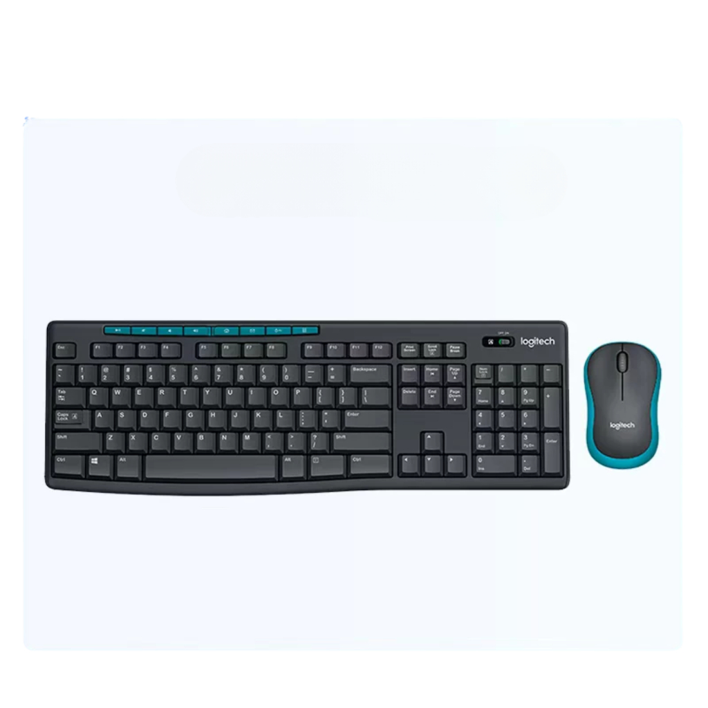 Phụ kiện 3C bộ bàn phím chuột không dây Logitech MK275/ MK270 bàn phím và chuột kết nối USB dùng cho