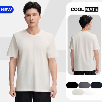 [MUA 2 GIẢM 5%]Áo thun Tshirt nam Regular Fit 100% Cotton 180gsm mềm mại, chất mát, thoáng khí, co giãn Coolmate