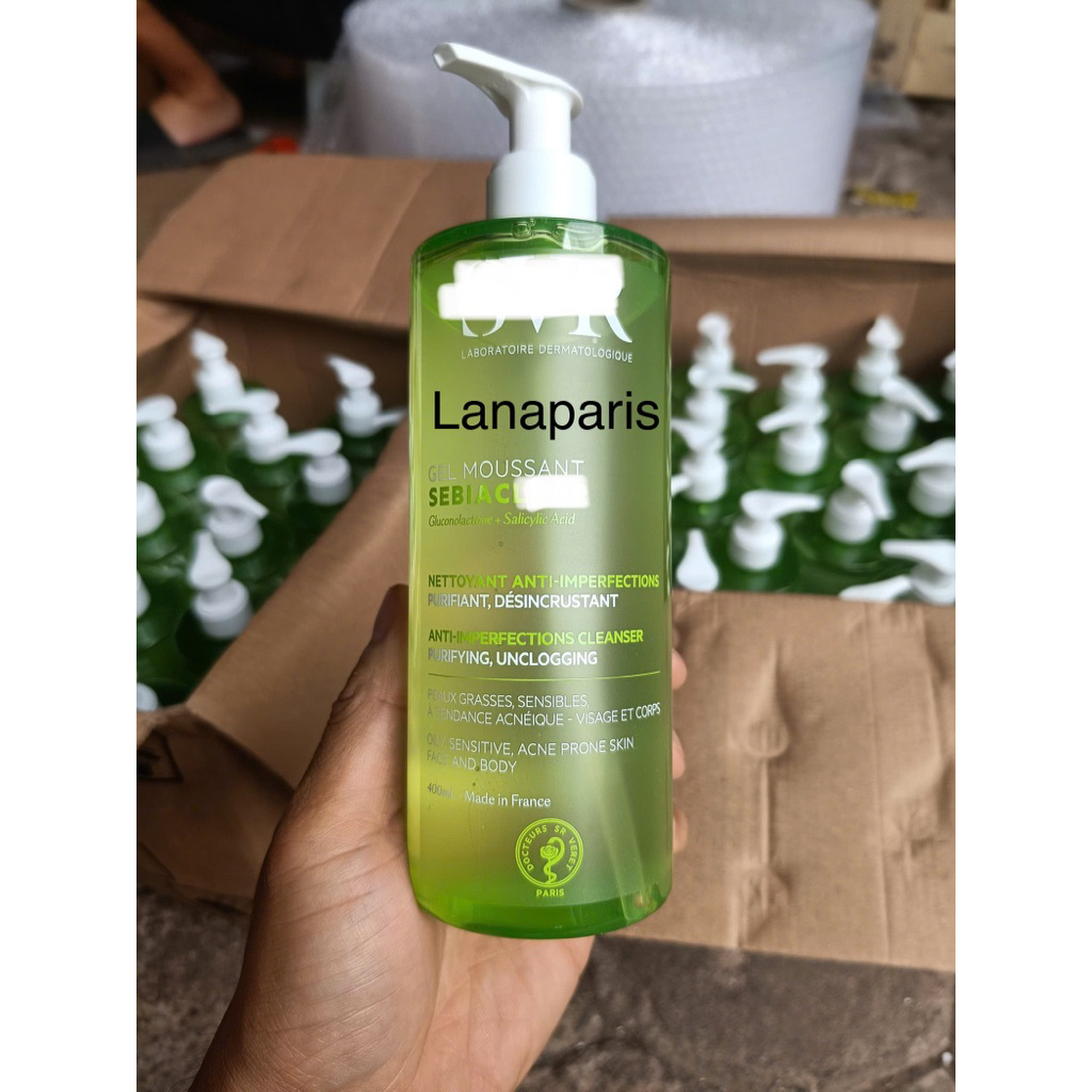 sữa rửa mặt sebiaclear S.V. R 200ml, 400ml