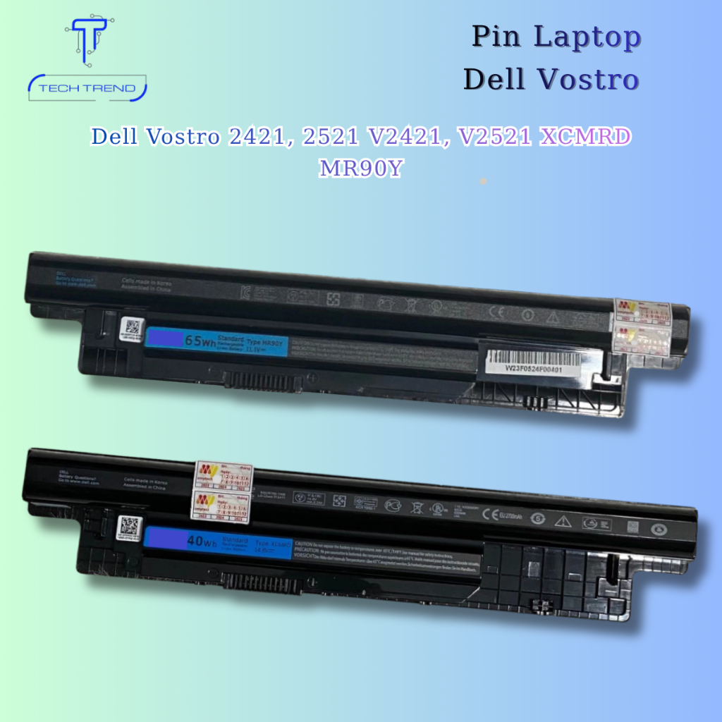 Pin Laptop tương thích Dell Vostro 2421, 2521 V2421, V2521 XCMRD MR90Y