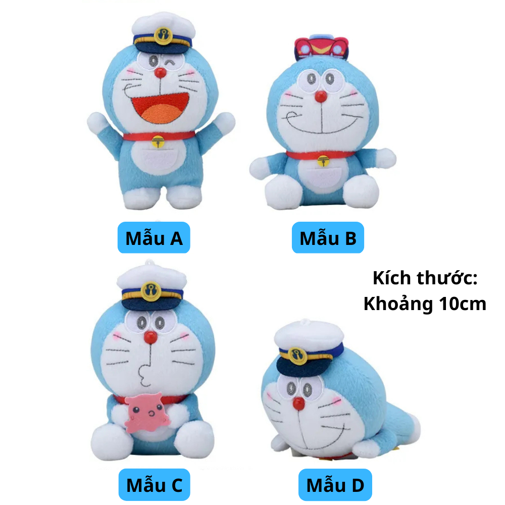 Móc gấu bông Doraemon phiên bản má hồng cực dễ thương từ Movie Doraemon: Nobita và Lâu Đài Dưới Đáy 