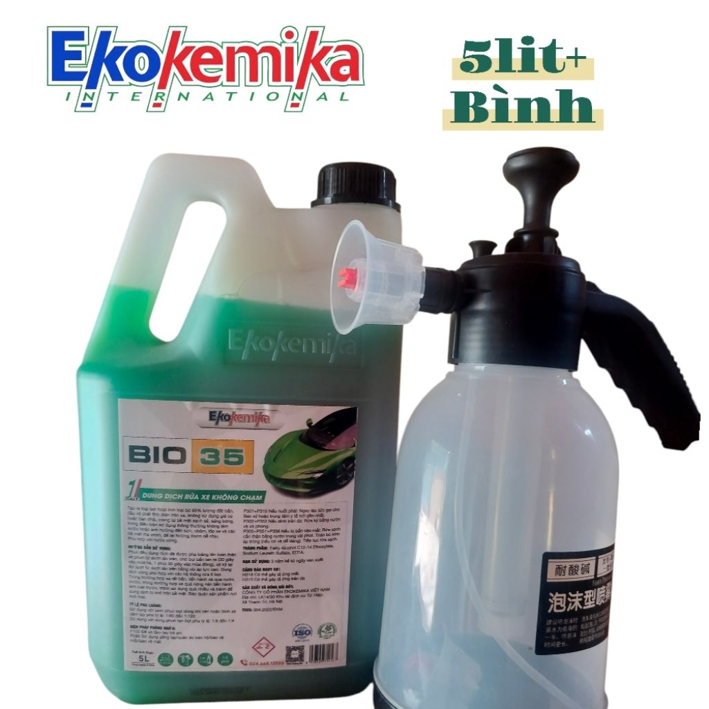 Nước rửa xe không chạm bio 35 5L