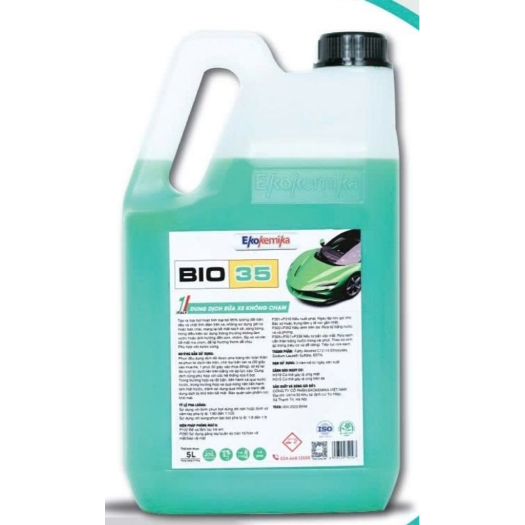 Nước rửa xe không chạm Bio35 can 5l