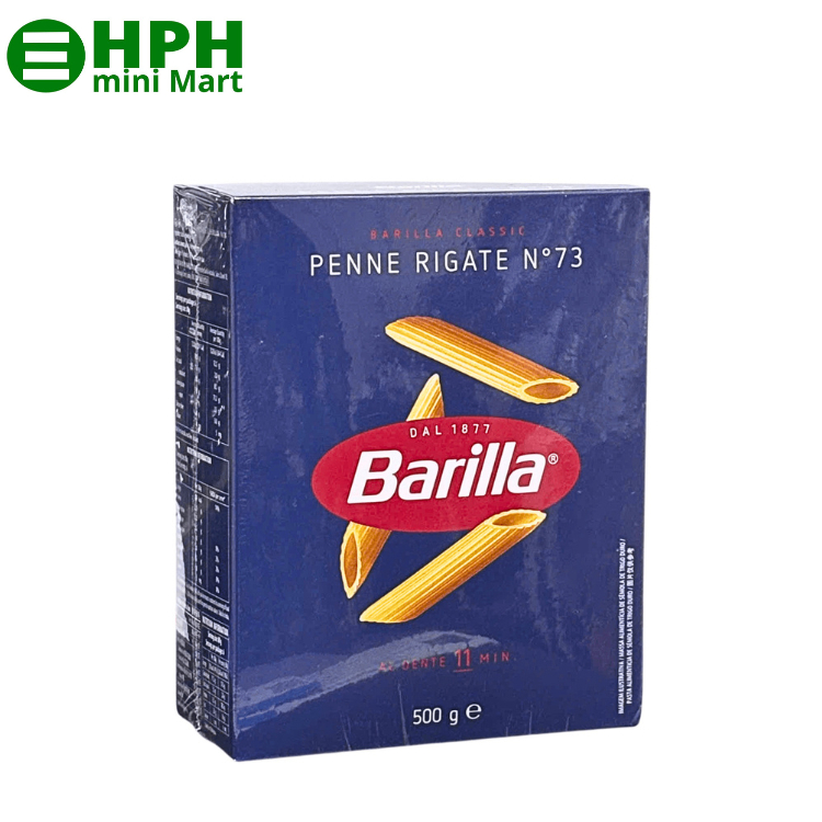 Nui ống Penne Rigate no.73 hiệu Barilla 500g Xuất xứ Ý