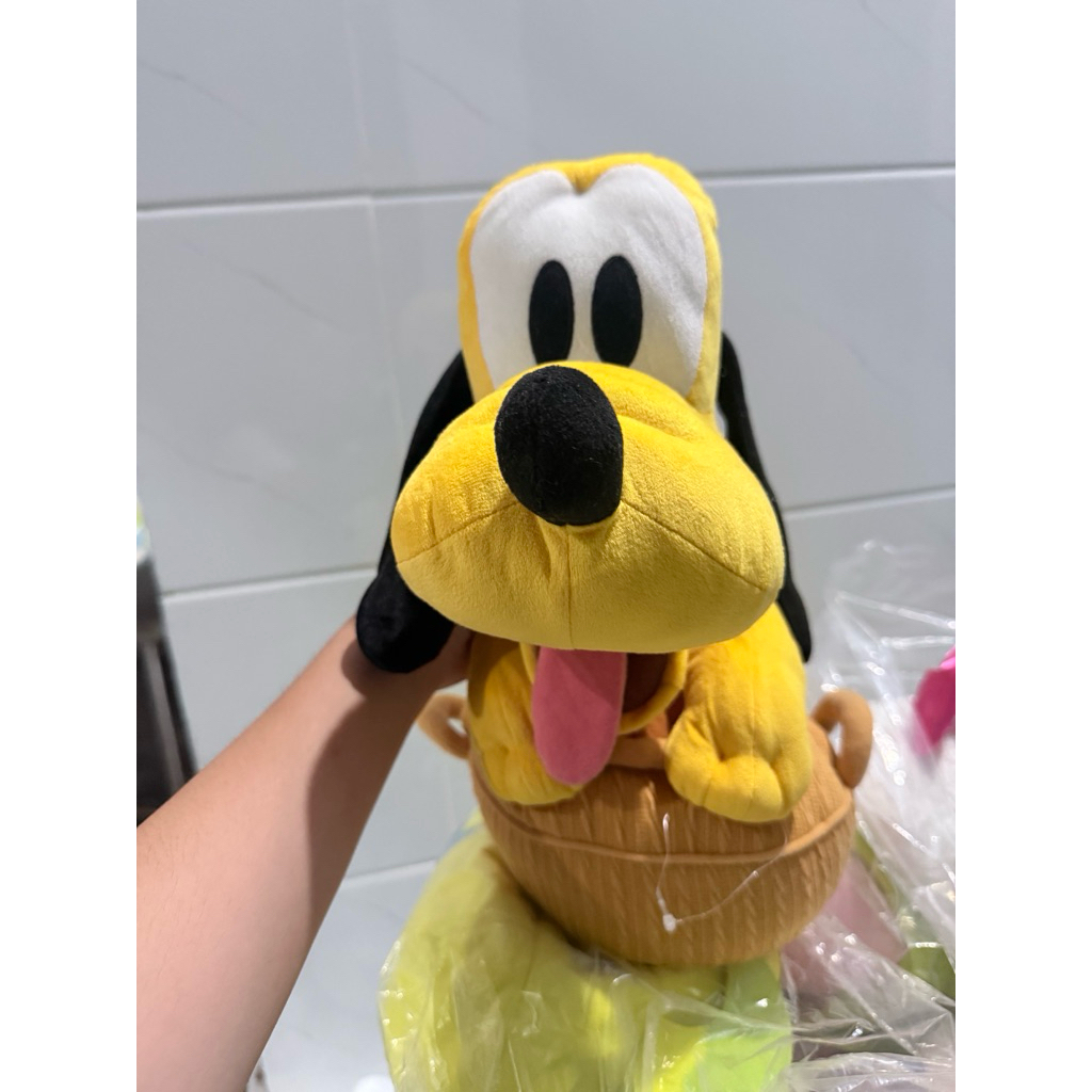 Chó Pluto ngồi hủ của Disney (2hand Nhật)