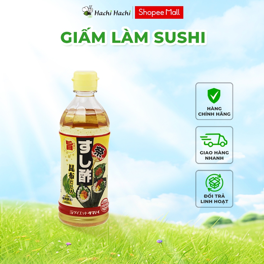 Giấm làm sushi Tamanoi Vinegar 360ml - Hachi Hachi Japan Shop