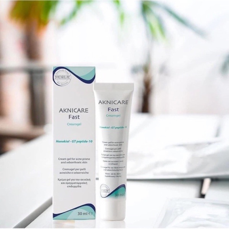 Kem Dưỡng Da Giảm Nhờn Mụn Aknicare Fast Creamgel 30ml