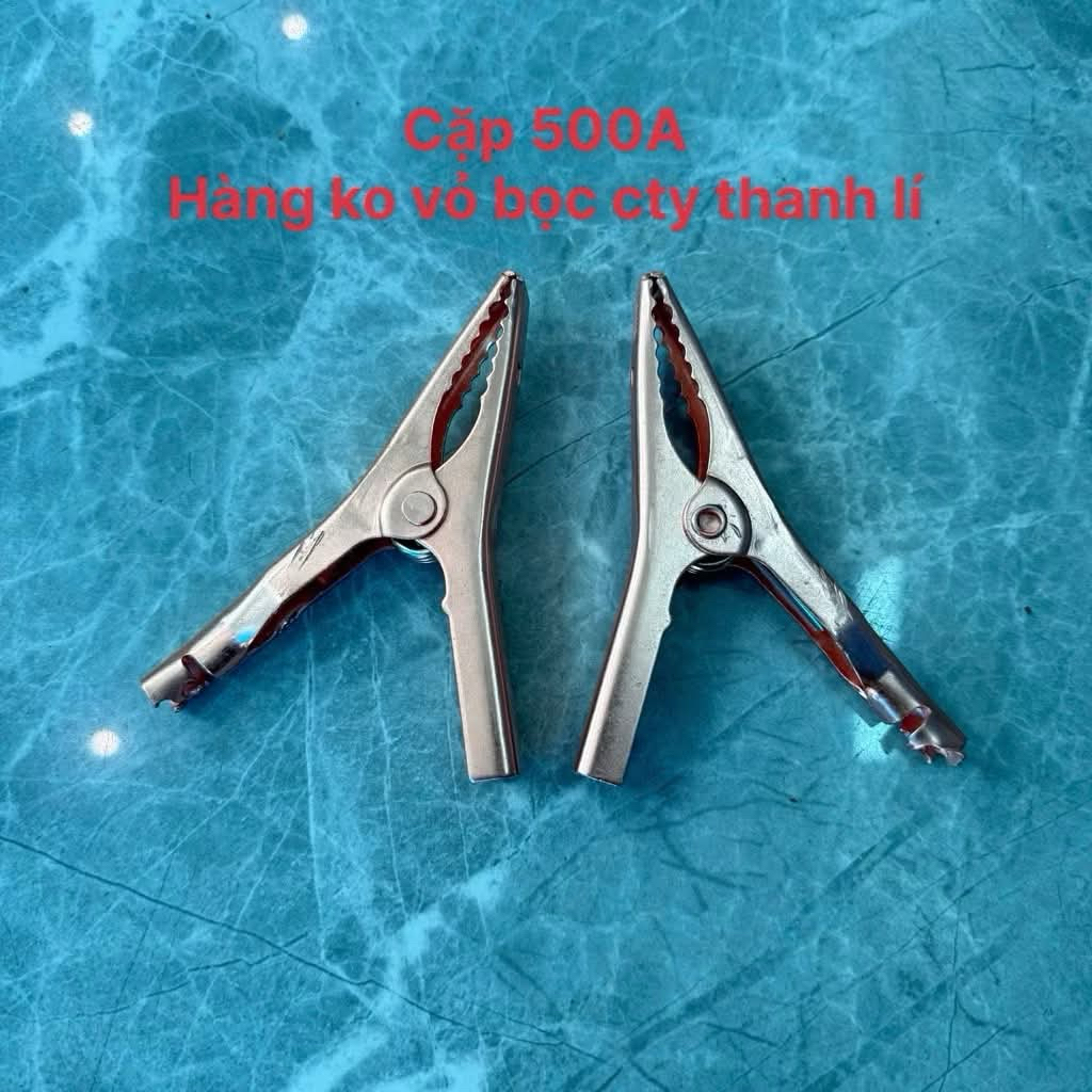 Bộ 2 kẹp bình ắc quy cá sấu 100a 200a 300a 500a loại tốt hãng Noco hàng dày kẹp cực mạnh