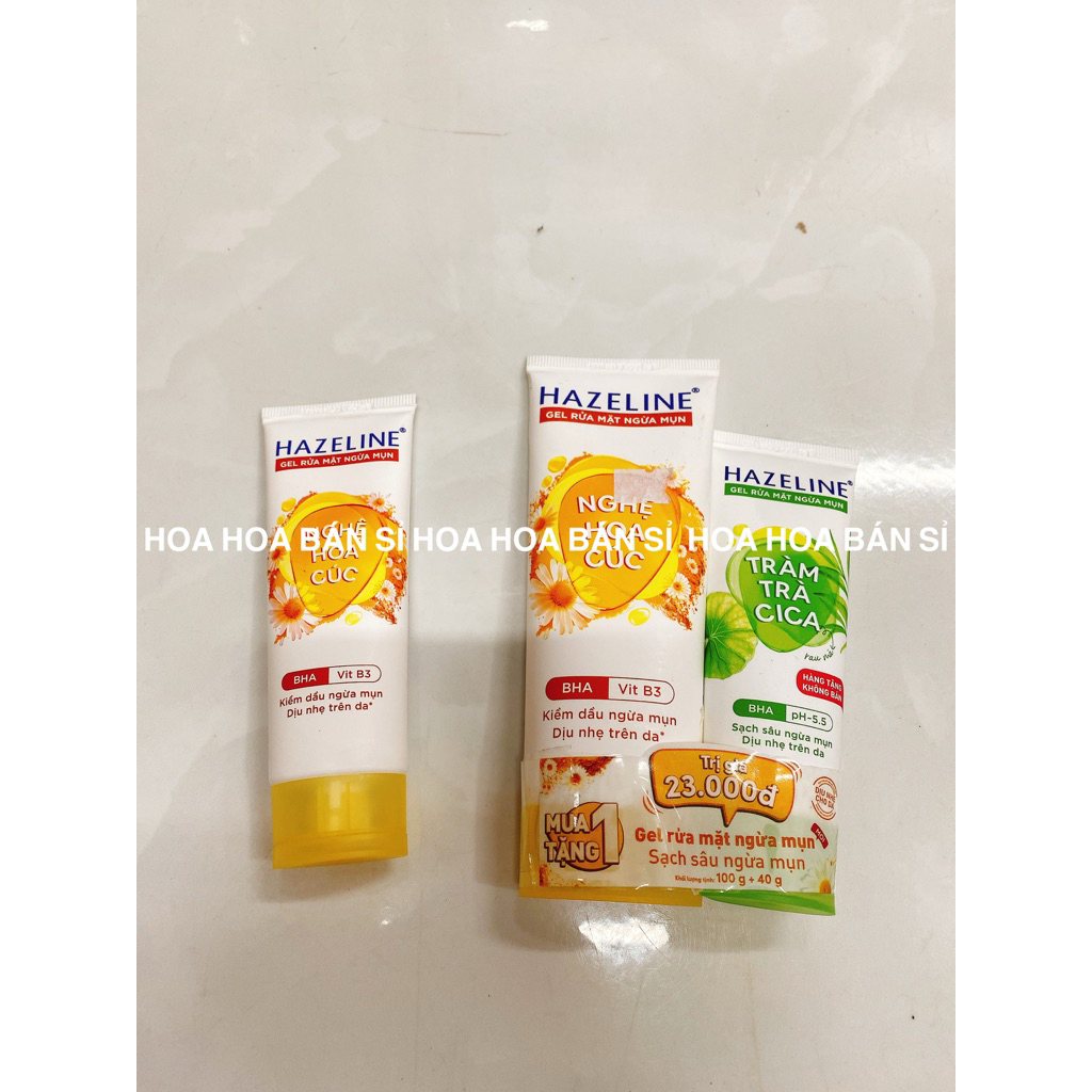 6 Sữa rửa mặt nghệ Hazeline ngừa mụn