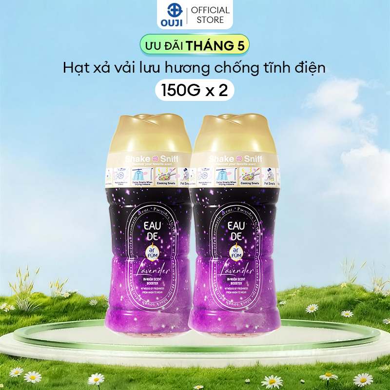 Combo 2 Hạt Xả Thơm Quần Áo Hương nước hoa ArFUM, Làm Mềm Vải Và Chống Tĩnh Điện(150gr)