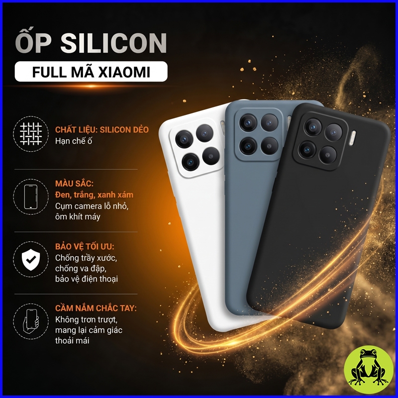 Ốp lưng silicon Xiaomi  Mi 12/ 12s/ 12x/ Mi 12 Pro/ Mi 12 Ultra/ Mi 12sPro  ...  ôm khít máy cầm chắ