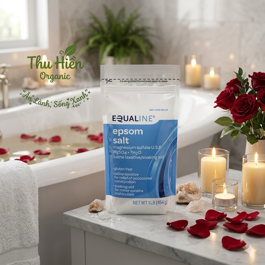 Muối Tắm Nguyên Chất Equaline Muối Vô Cơ - Epsom salt