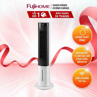 Quạt tháp làm mát bằng hơi nước Fujihome AC-1001C Điều khiển từ xa, tiết kiệm điện, 3 cấp độ gió