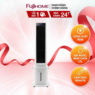 Quạt làm mát không khí hơi nước nhập khẩu Fujihome AC-17N điều khiển từ xa, tiện lợi, tiết kiệm điện