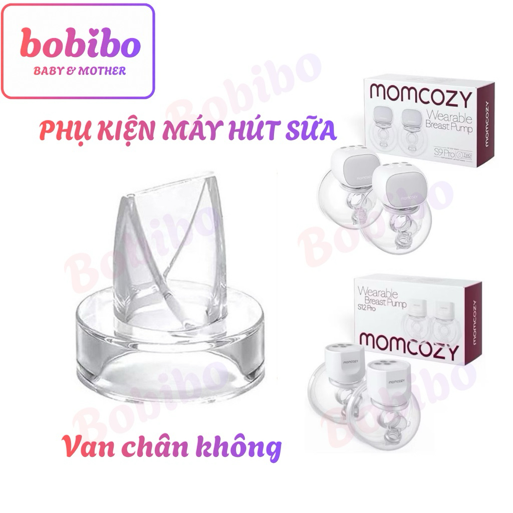 Van chân không máy hút sữa Momcozy S9/ S12 Pro- Phụ kiện thay thế tương thích máy hút sữa Momcozy