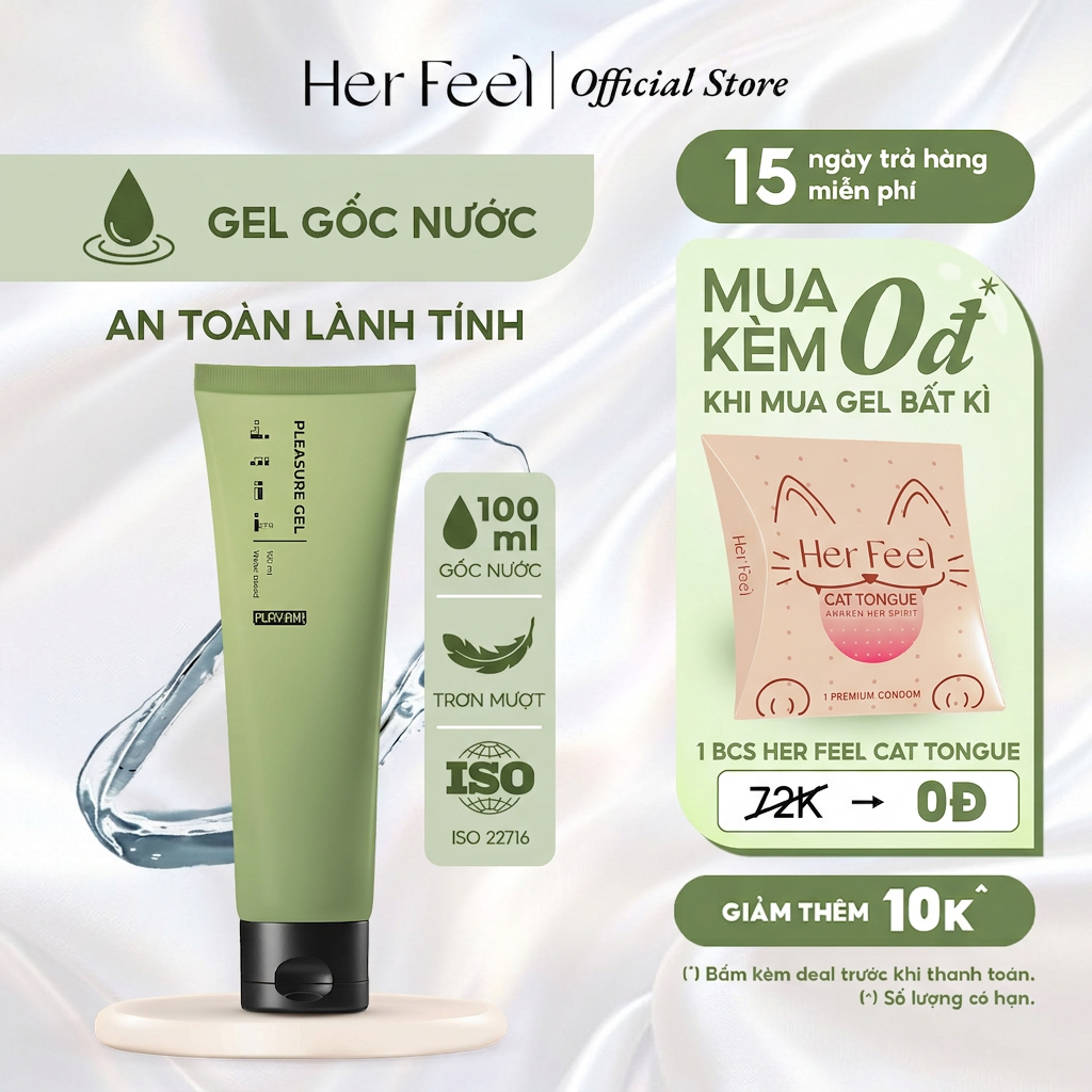 Gel Bôi Trơn PlayAh! Pleasure Gel Gốc Nước 100ml