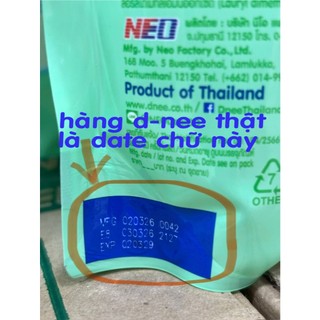 COMBO 3 TÚI RỬA BÌNH SỮA DNEE ORGANIC THÁI LAN 550ML (date mới).