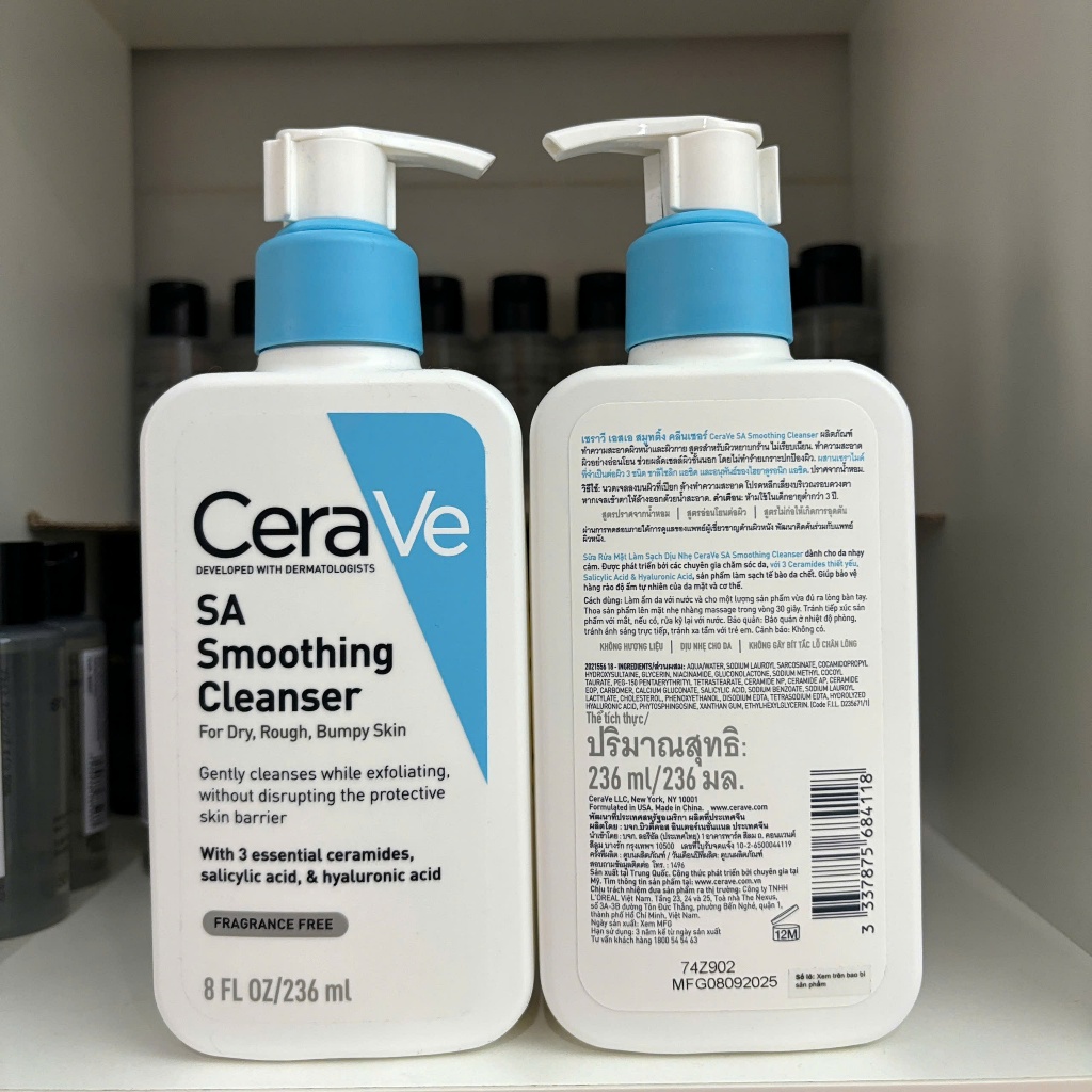 Sữa rửa mặt Cerave SA  Smoothing Cleanser