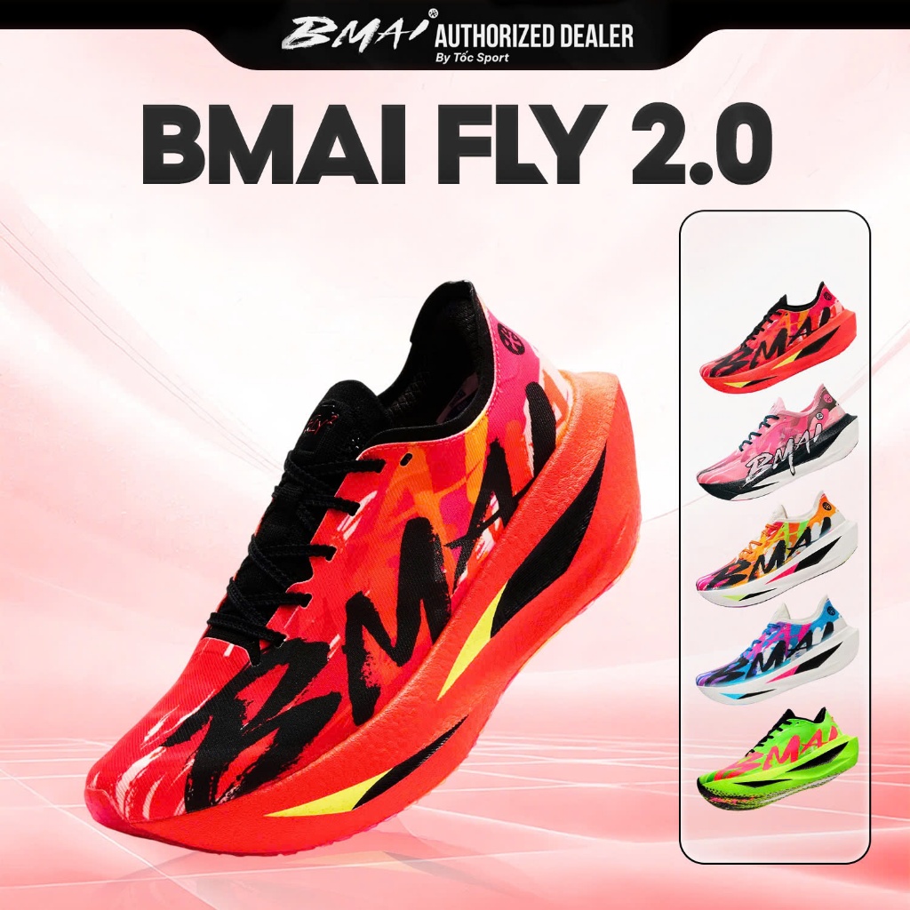 Giày Bmai | BMAI Giày Chạy Bộ full Carbon FLY 2 | Hàng Chính Hãng | Giày Full carbon | Giày Thi Đấu 
