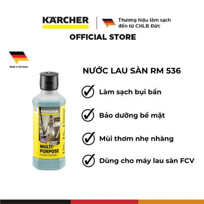 [Sản xuất Đức] Nước lau sàn Karcher RM 536 - Dùng cho máy lau sàn FCV - Dung tích 500 ml