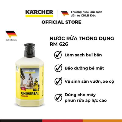 [Sản xuất Đức] Nước tẩy rửa đa năng, thông dụng Karcher RM 626 - dùng cho sân vườn, xe cộ - Dung tích 1 Lít