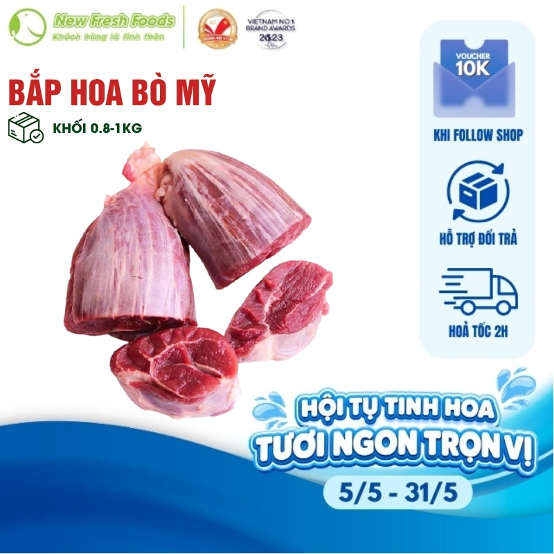 [HỎA TỐC HCM] Bắp Hoa Bò Mỹ | Khối 0.8-1Kg