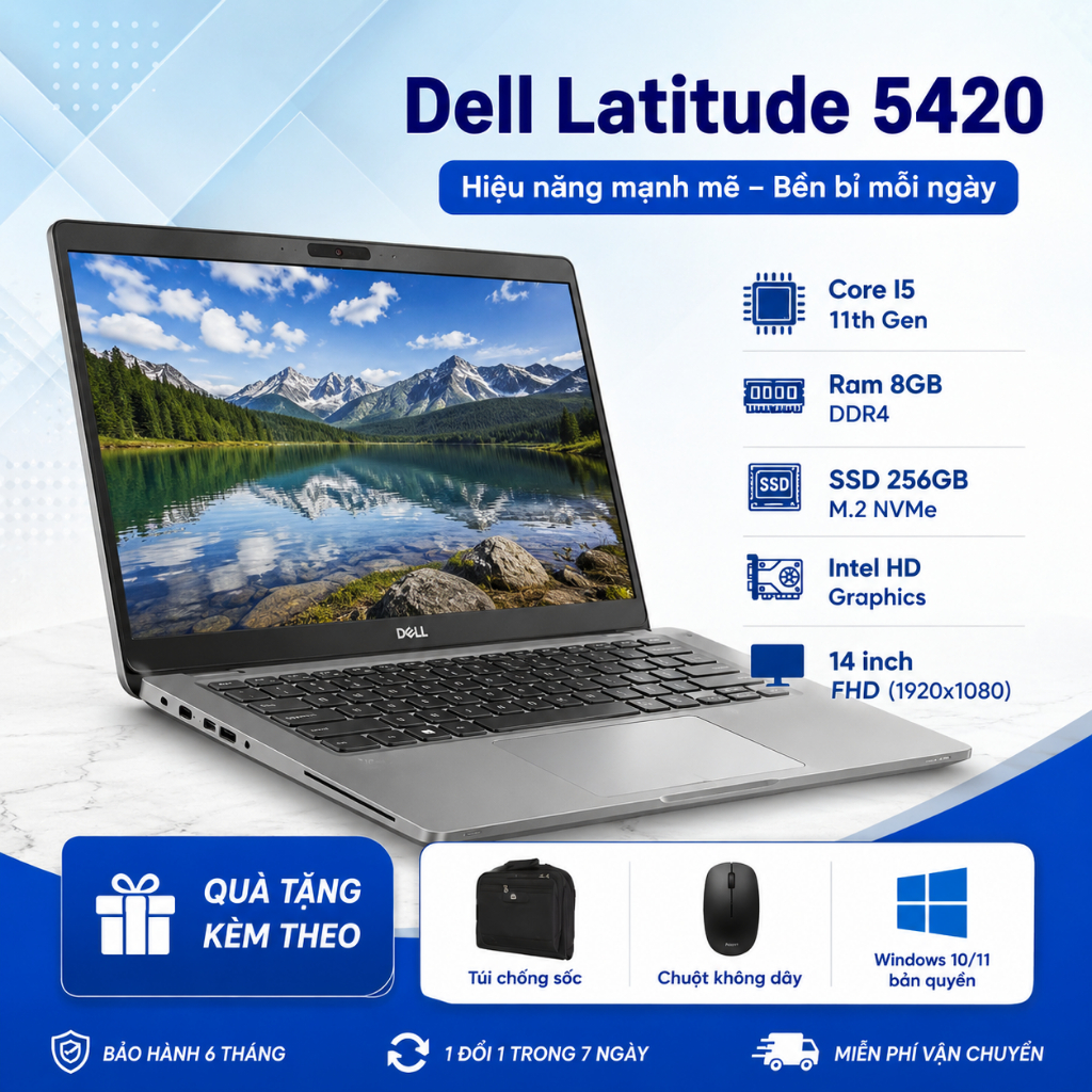 Laptop Dell Latitude 5420 2024 | i5- 1145G7 | RAM 8GB | SSD 256 GB