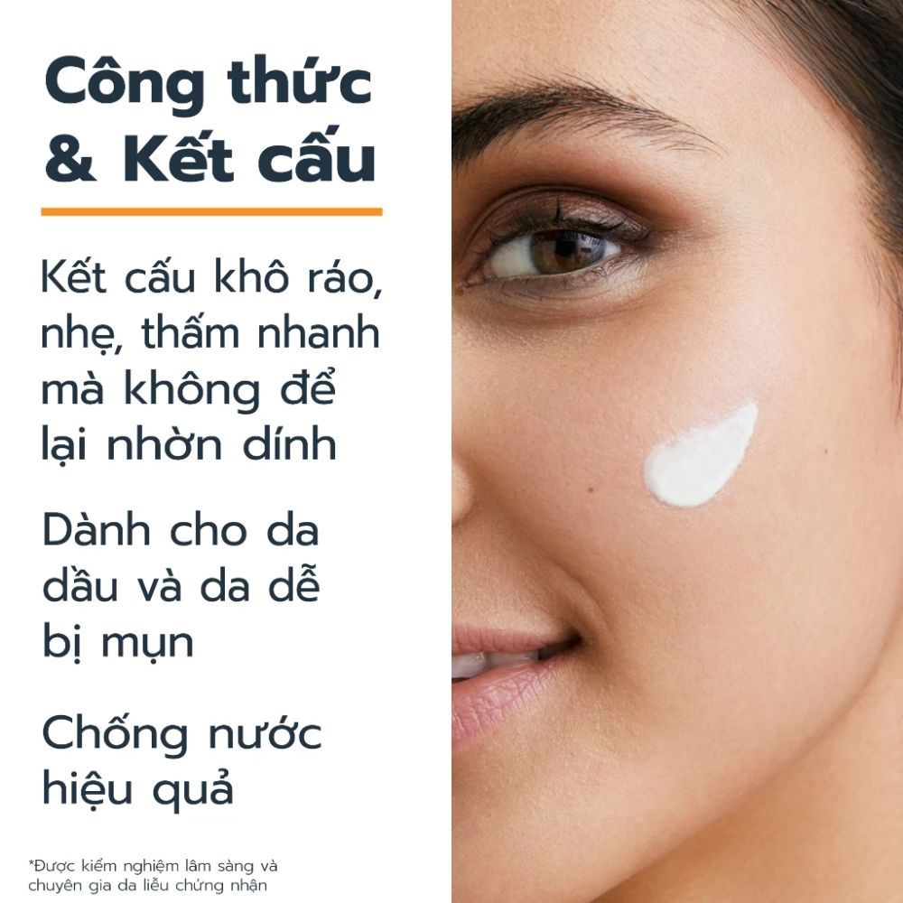 Ảnh 6 của Kem chống nắng Eucerin Sun Dry Touch SPF50+ giúp kiểm soát nhờn, ngừa mụn.