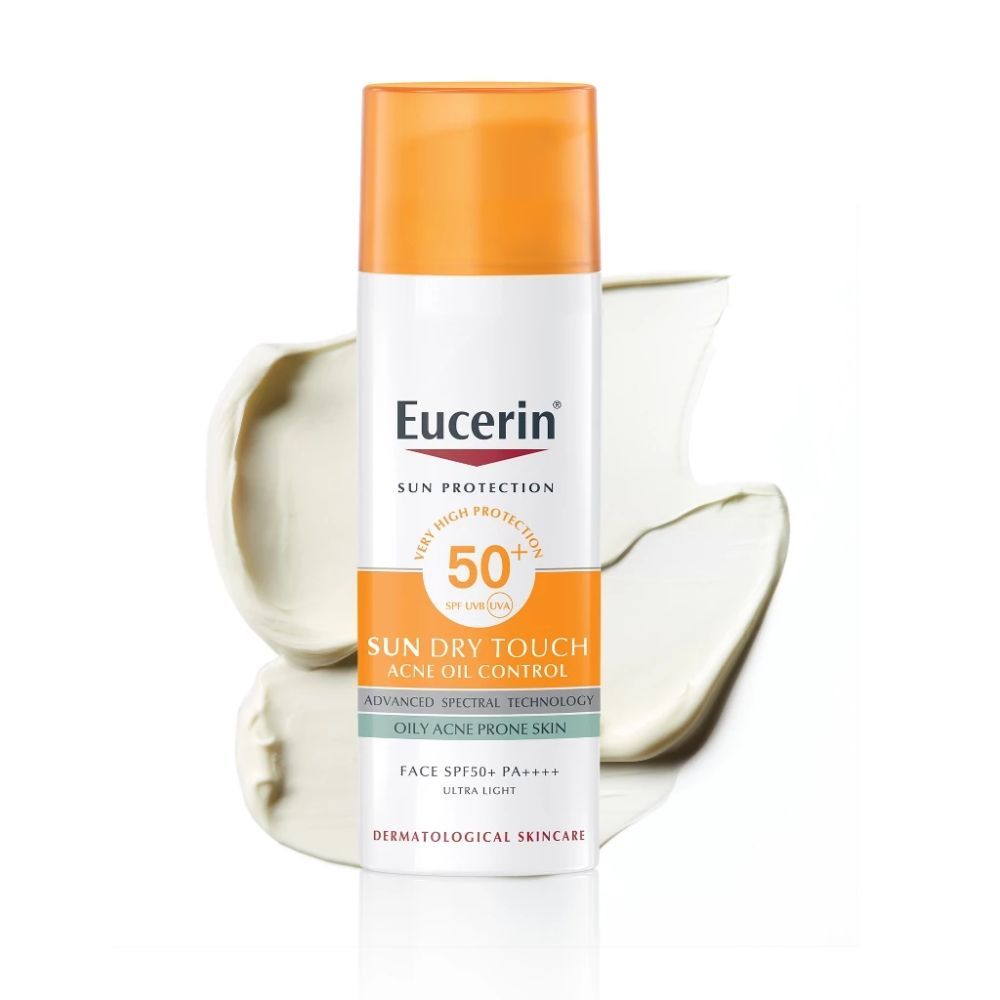 Ảnh 2 của Kem chống nắng Eucerin Sun Dry Touch SPF50+ giúp kiểm soát nhờn, ngừa mụn.