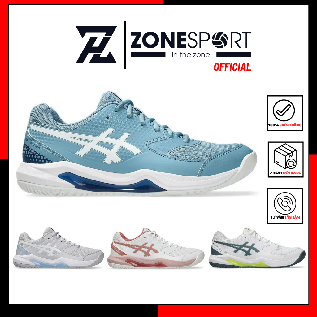 Giày Asics Gel - Dedicate 8 - Giày Tennis, Pickleball Chuyên Dụng Tầm Trung Form Thoải Mái