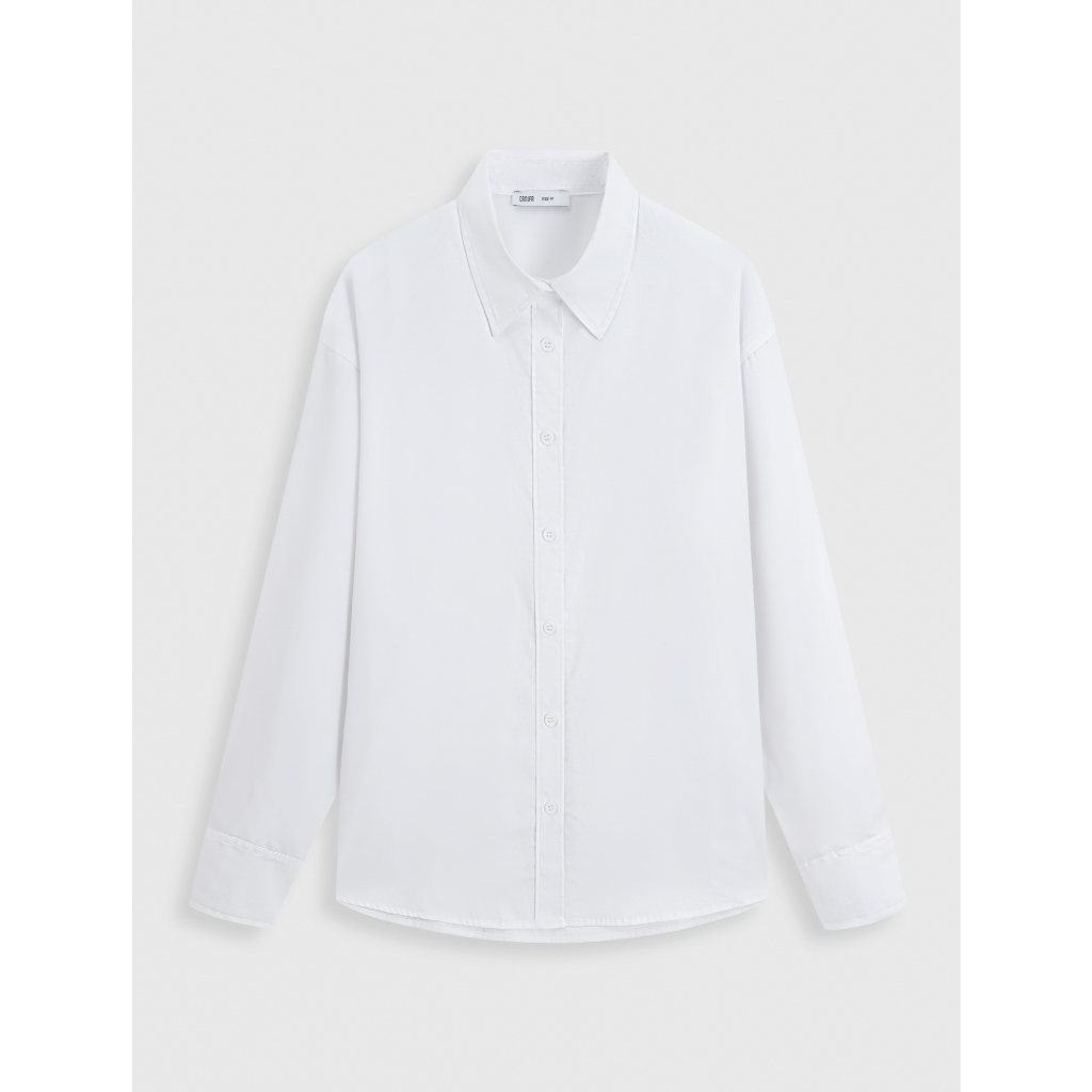 Áo Sơ mi nữ CANIFA dài tay cổ bẻ phong cách basic mặc đi học làm 6TH26S002 | BigBuy360 - bigbuy360.vn