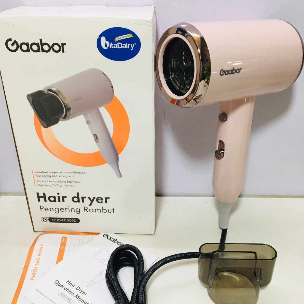 Máy Sấy Tóc GAABOR 1000W GHD-N1000D Hai Chiều Nóng Lạnh