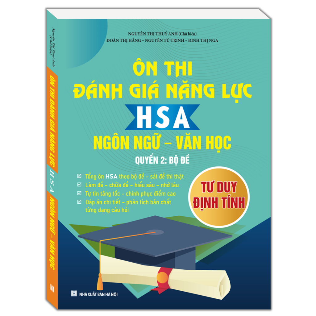 Sách - Ôn thi đánh giá năng lực HSA Ngôn Ngữ - Văn Học
