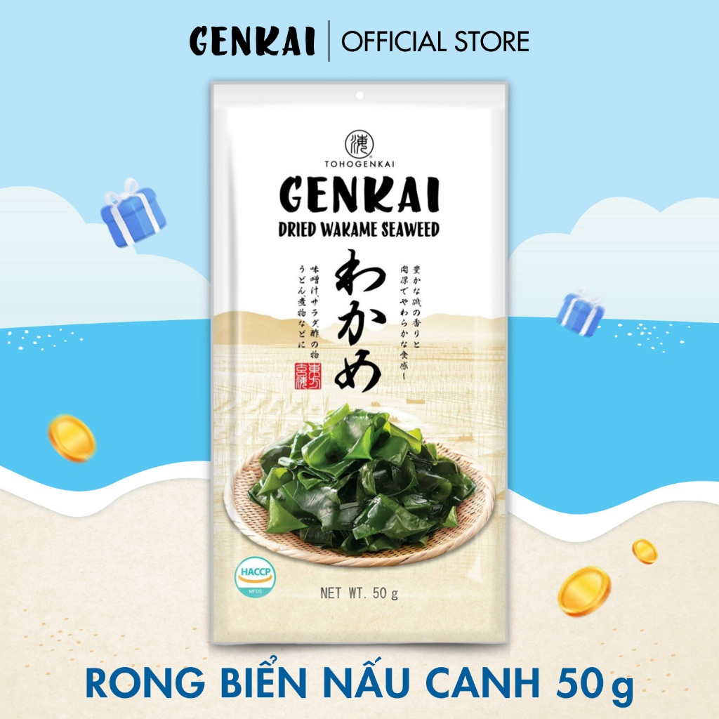 Rong Biển Nấu Canh GENKAI gói 50g