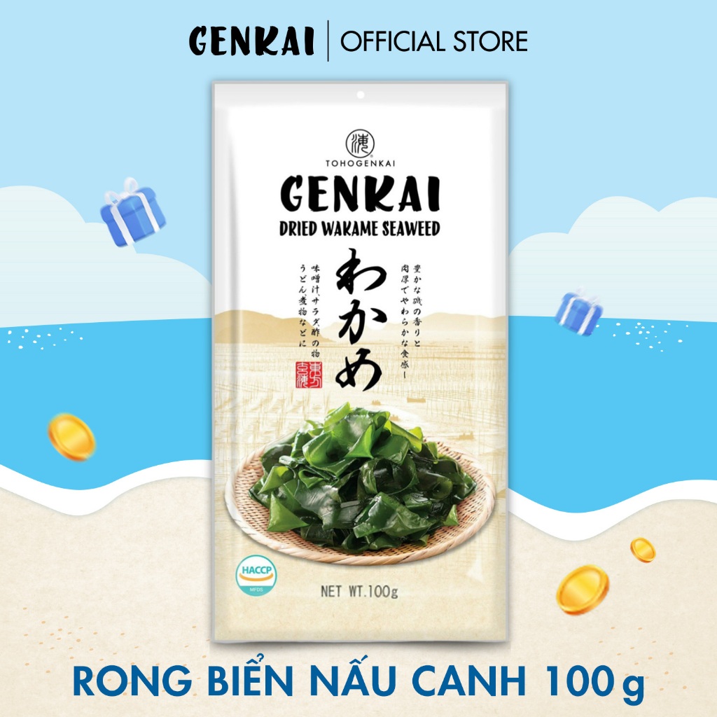 Rong Biển Nấu Canh GENKAI gói 25g
