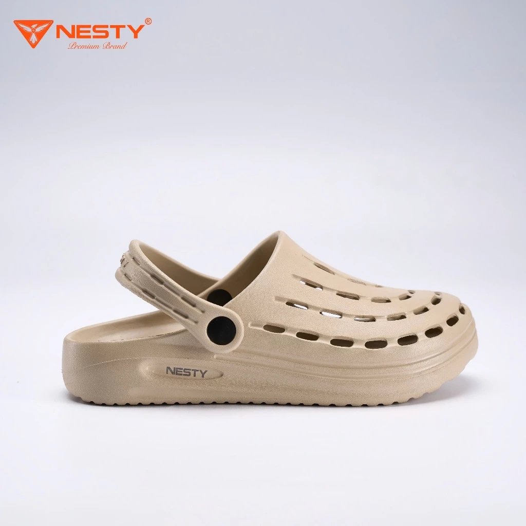 [NE23 - TẶNG 12 CHARM] Dép Sục Nam Nữ NESTY Mã NE23 Chất Liệu Eva Cáo Cấp Siêu Nhẹ Đế Mềm 4cm - Tặng
