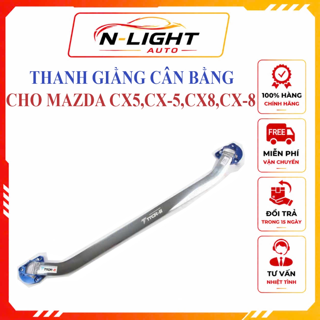 Thanh Giằng Cân Bằng Strut Bar TTCR II cho Mazda CX-5, CX5, Mazda CX-8, CX8