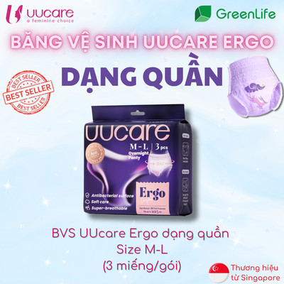 Combo Băng vệ sinh UUcare Ergo dạng quần Ban đêm