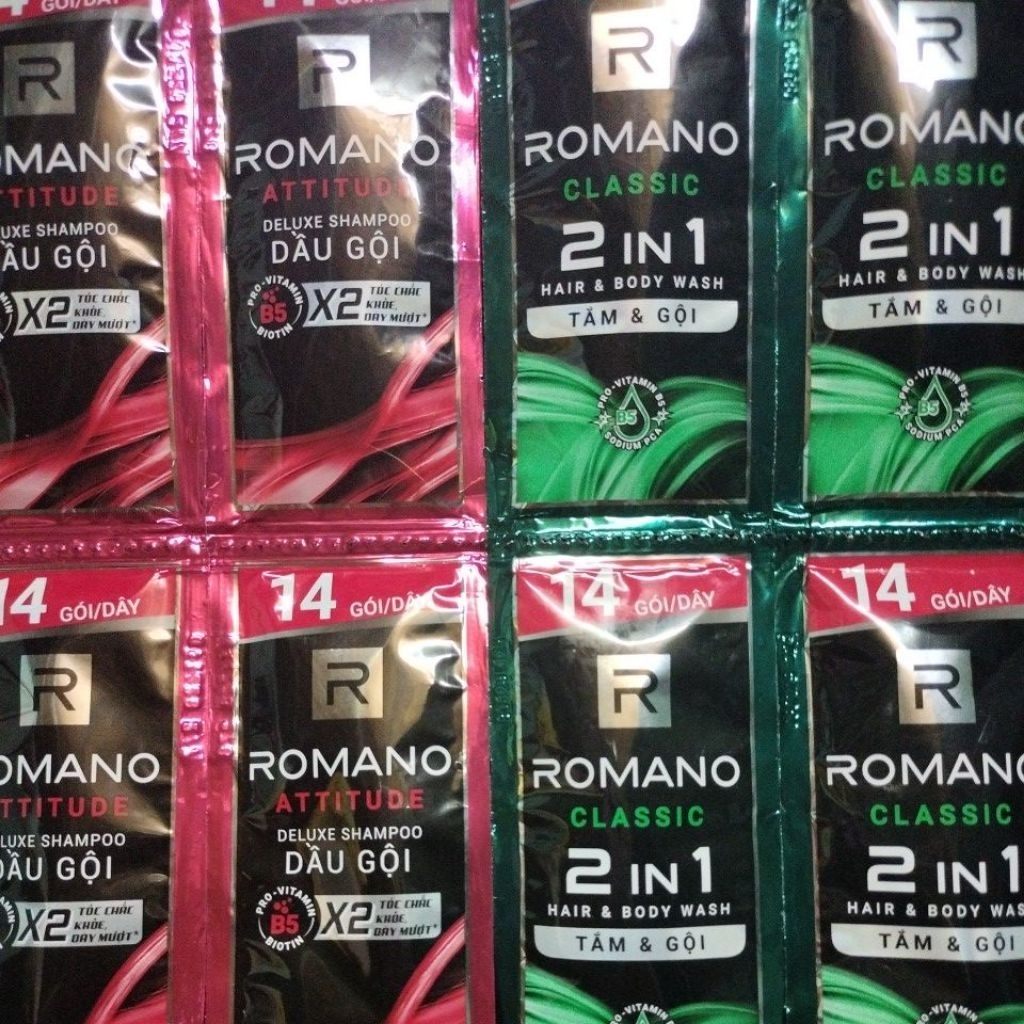 Dây dầu gội Romano dây 14 gói