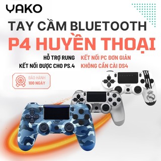 [YAKO]Tay cầm chơi game Không dây Bluetooth cho PC Laptop Smartphone Tablet Android Ios