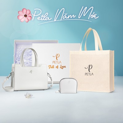 Túi nữ cầm tay đeo chéo form hộp PETLA LN20