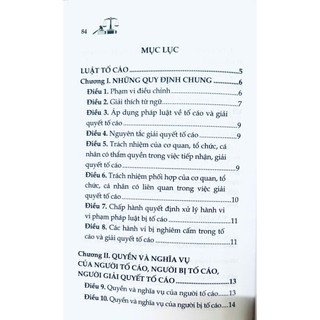 Sách - Luật Tố Cáo (Hiện Hành) (Sửa Đổi Năm 2020)